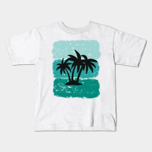 Sunset Green Kids T-Shirt